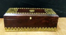 Load image into Gallery viewer, Handcrafted Rectangle Box with Brass Fittings: Vintage Elegance
