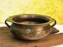 Load image into Gallery viewer, Vintage Urli Bowl: Inspired by Antique Designs, Handmade with Brass.
