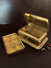 Load image into Gallery viewer, Vintage Brass Paan Dan With Multiple Containers &amp; a Handle
