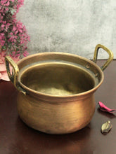 Load image into Gallery viewer, Elegant Brass Handi: A Timeless Culinary Essential
