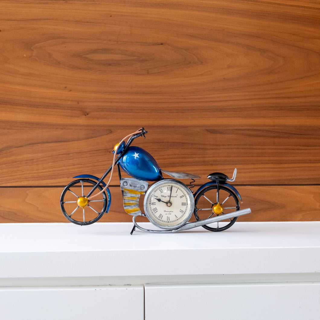 Artisan Bike Table Clock: A Timeless Masterpiece