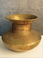 Load image into Gallery viewer, Beautiful Vintage Brass Chari / Oil or Ghee Vessel - Style It by Hanika
