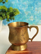 Load image into Gallery viewer, Beautiful Vintage Brass Cup Size 9 x 9 x 7.5 cm - Style It by Hanika
