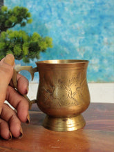 Load image into Gallery viewer, Beautiful Vintage Brass Cup Size 9 x 9 x 7.5 cm - Style It by Hanika
