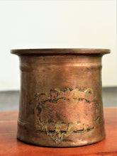 Load image into Gallery viewer, Beautiful Vintage Brass panchpatra / Holy water pot/ Glass - Style It by Hanika
