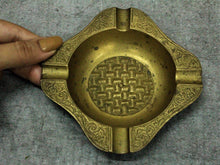 Load image into Gallery viewer, Beautiful Vintage Square Brass Ashtray - Style It by Hanika
