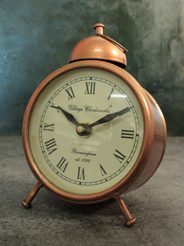 Beautiful Vintage Style Iron Handcrafted Table Clock - Style It by Hanika