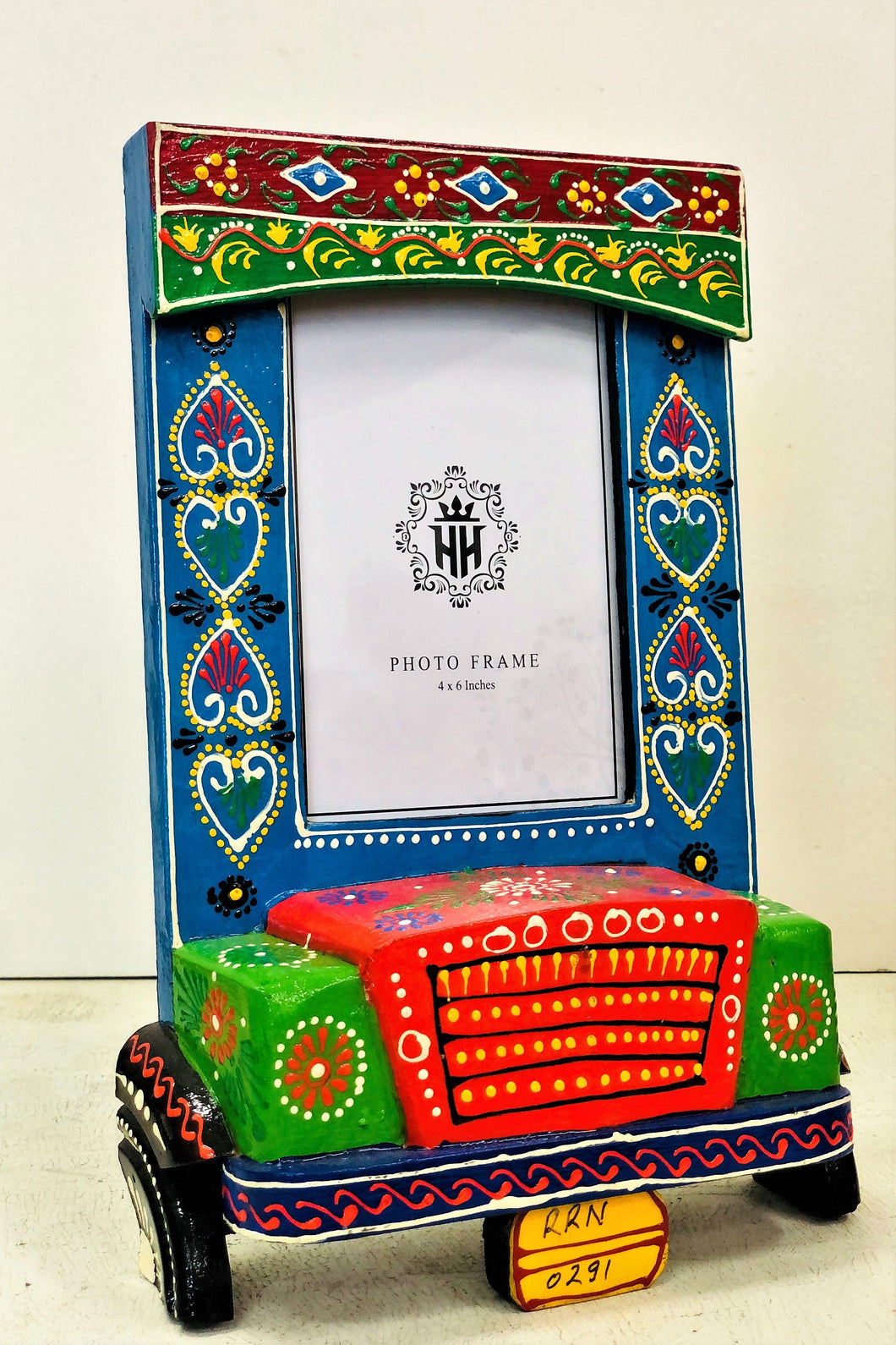 Desi Truck Wooden Photo Frame: A Charming Home Accent and Gift - Style It by Hanika