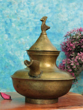 Load image into Gallery viewer, Vintage Brass Ghee Dani / Pot - Style It by Hanika
