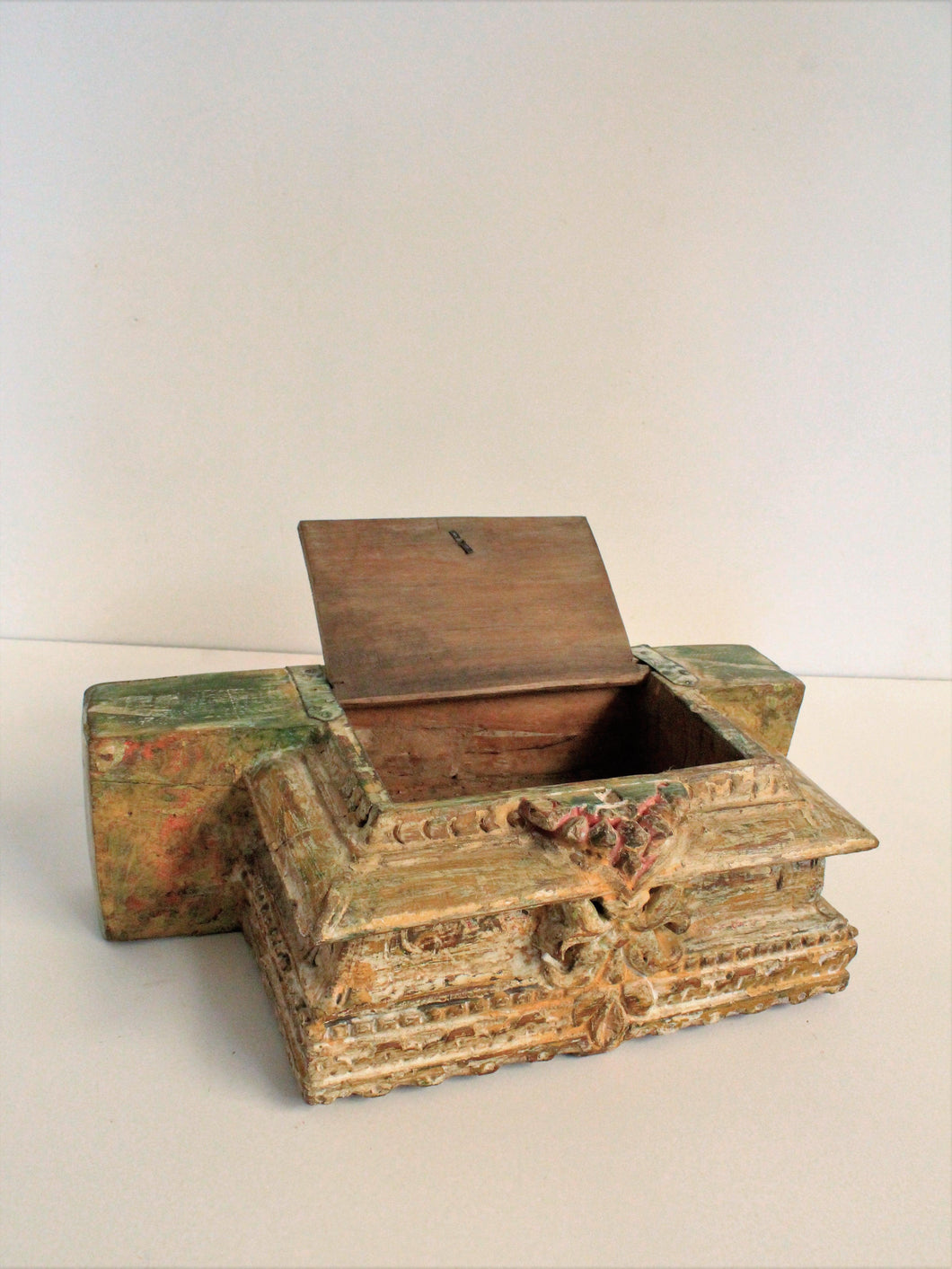 Vintage Wooden Rustic Toda Storage Box - Style It by Hanika