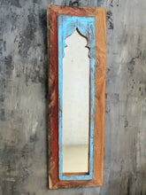 Load image into Gallery viewer, Wooden Distressed Mehraab Mirror Frame made from Vintage Window pane
