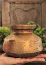 Load image into Gallery viewer, Vintage Brass Hammered Pot
