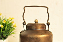 Load image into Gallery viewer, Elegant Vintage Brass Container with Handle (Height - 20 Inches)
