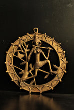 Load image into Gallery viewer, Vintage Brass Krishna Wall Hanging
