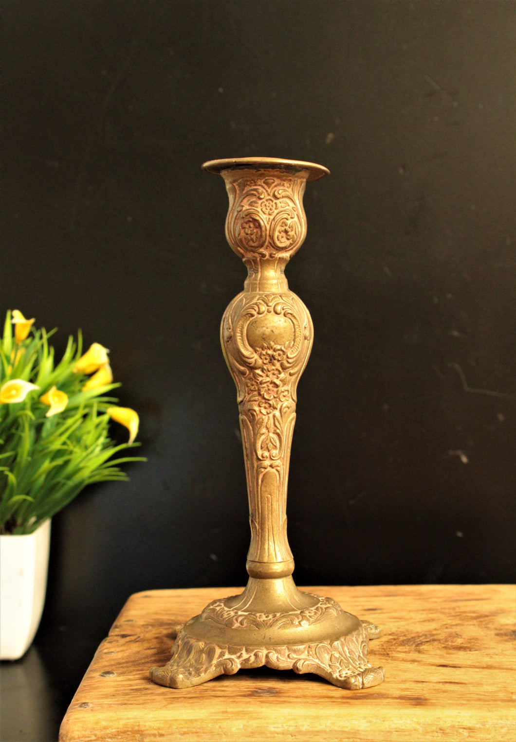 Vintage Classy Taper Candle Stand - made of Brass