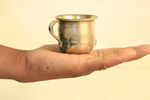 Load image into Gallery viewer, Beautiful Vintage Hand Punched Brass Cup with Handle
