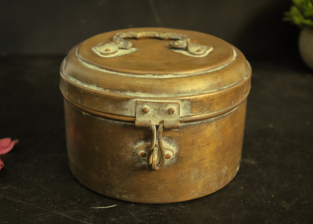 Vintage Brass Container