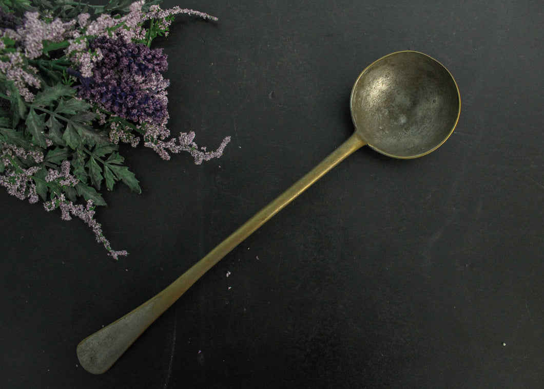 Vintage Brass Ladle (Length - 11.6 Inches)
