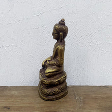 Load image into Gallery viewer, Abhaya Sitting Buddha Brass Statue Size 3.5 x 2.5 x 5.6 cm - Style It by Hanika
