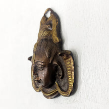 Load image into Gallery viewer, Antique Finish Shankar Face Wall Hanging Size 7.5 x 2.4 x 9.7 cm - Style It by Hanika
