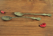 Load image into Gallery viewer, Beautiful Vintage Brass Carved Cocktail Spoon (Length - 7.5&quot;) - Style It by Hanika
