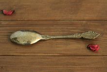 Load image into Gallery viewer, Beautiful Vintage Brass Carved Spoon (Length - 6.7&quot;) - Style It by Hanika
