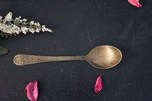 Load image into Gallery viewer, Beautiful Vintage Brass Carved Spoon - Style It by Hanika
