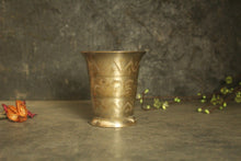 Load image into Gallery viewer, Beautiful Vintage Brass Glass - Style It by Hanika
