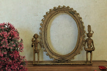 Load image into Gallery viewer, Beautiful Vintage Brass Mirror Frame Size 24.5 x 4 x 25 cm - Style It by Hanika
