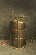 Load image into Gallery viewer, Beautiful Vintage Brass Tiffin Box - Style It by Hanika

