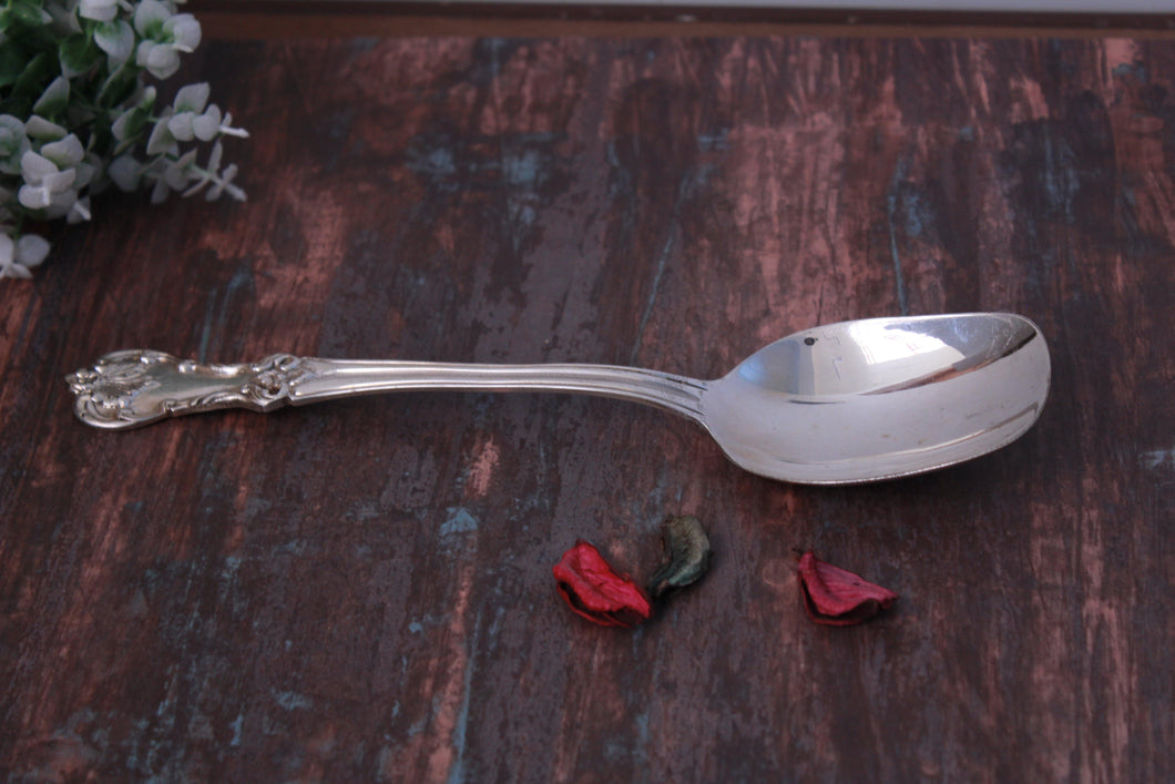 Beautiful Vintage Carved German Silver Spoon - Style It by Hanika