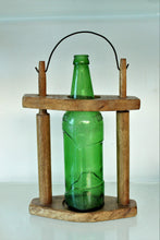 Load image into Gallery viewer, Beautiful Vintage Wooden Hanging Bottle Holder | Size 21 x 8.5 x 34 cm - Style It by Hanika
