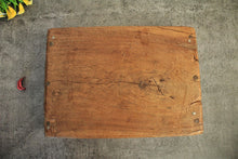Load image into Gallery viewer, Beautiful Wooden Rustic stool or Styling Board Size 27 x 19.5 x 6 cm - Style It by Hanika

