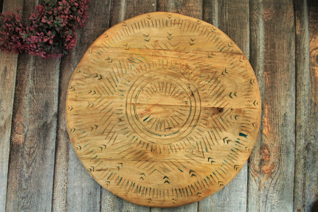 Beautiful Wooden Rustic Styling board Size 41 x 41 x 1.5 cm - Style It by Hanika