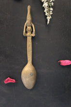 Load image into Gallery viewer, Brass Pooja Spoon: Vintage Design(Size-6.7&quot;) - Style It by Hanika
