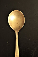 Load image into Gallery viewer, Brass Soup Spoon with Beautifully Carved Handle - Style It by Hanika
