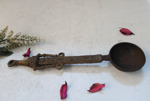 Load image into Gallery viewer, Brass Temple/Pooja Spoon: Vintage Design - Style It by Hanika
