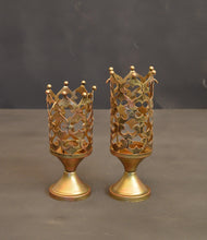 Load image into Gallery viewer, Crown Tea Light Holder Set of 2 - Style It by Hanika
