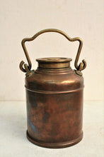 Load image into Gallery viewer, Elegant Vintage Brass Container with Handle (Height - 20 Inches) - Style It by Hanika
