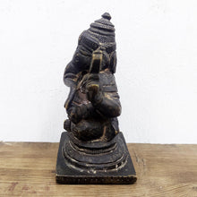 Load image into Gallery viewer, Ganesh Sitting Idol Sculpture Brass Statue Size 6.5 x 4.3 x 8.2 cm - Style It by Hanika
