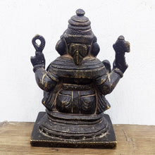 Load image into Gallery viewer, Ganesh Sitting Idol Sculpture Brass Statue Size 6.5 x 4.3 x 8.2 cm - Style It by Hanika
