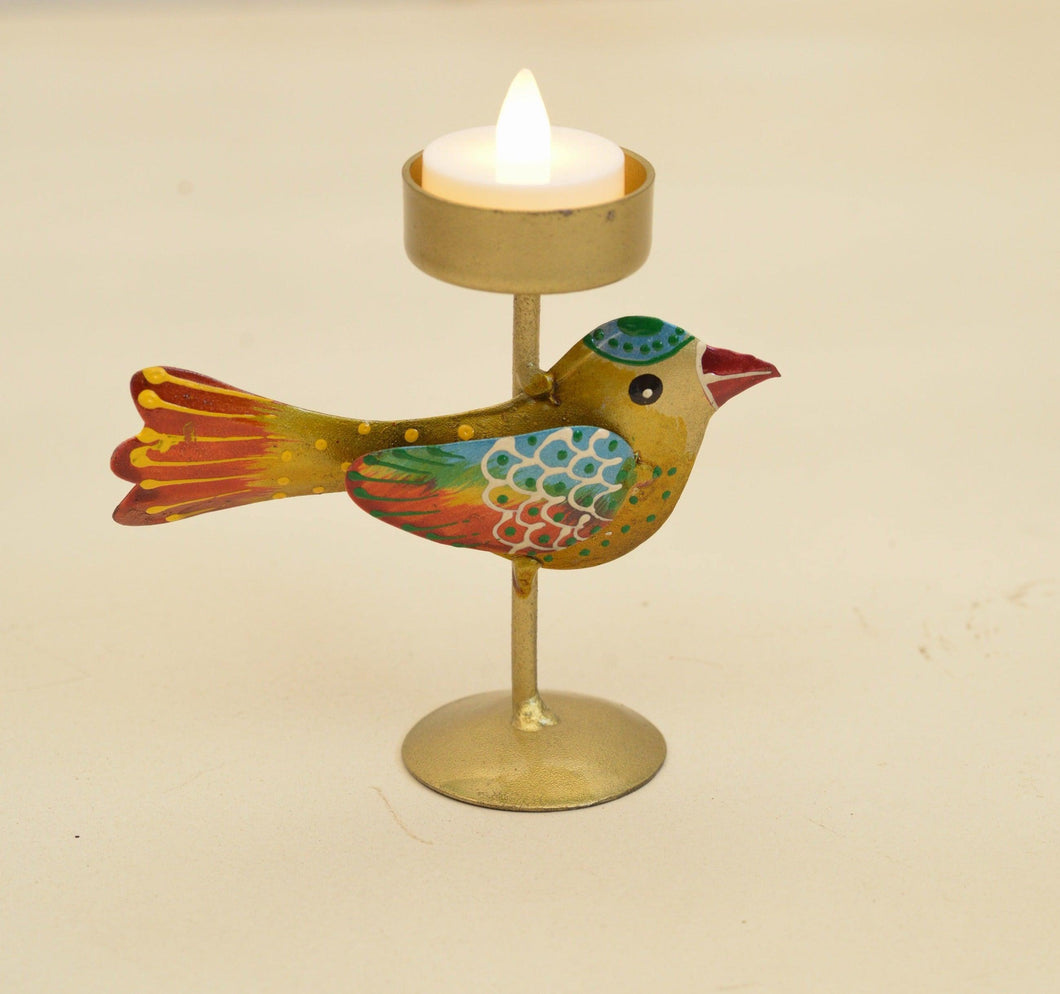 Handcrafted Bird Tea Light Holder - Style It by Hanika
