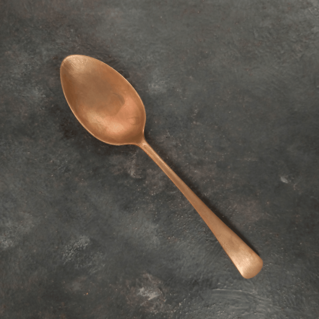 Handcrafted Brass Teaspoon: Vintage Design (6.9