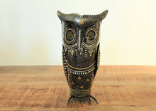 Load image into Gallery viewer, Handcrafted Owl Shaped Flower Vase or Cutlery Stand - Style It by Hanika
