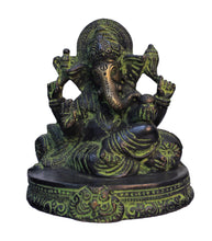 Load image into Gallery viewer, Mangalkari Charbhuja Ganpati Statue God Idol Size 11 x 8.5 x 11.5 cm - Style It by Hanika
