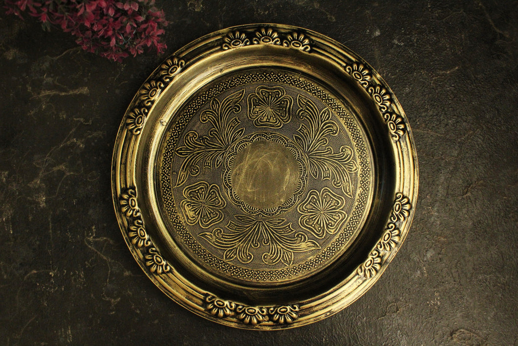 Metal Art Plate: Inspired by Antique designs (Size-12.5