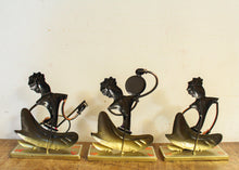 Load image into Gallery viewer, Metal Handcrafted Rajasthani Sitting Musicians Set of 3 - Style It by Hanika
