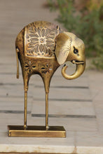 Load image into Gallery viewer, Metal Long Leg Elephant Tealight Holder - Style It by Hanika
