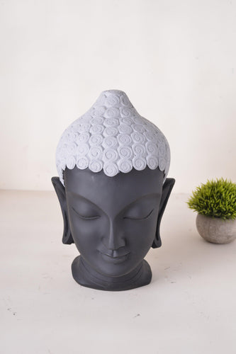 Polyresin Meditating Buddha Head - Style It by Hanika