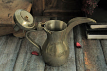 Load image into Gallery viewer, Vintage Brass Dallah Coffee Pot (Height- 8&quot;) - Style It by Hanika
